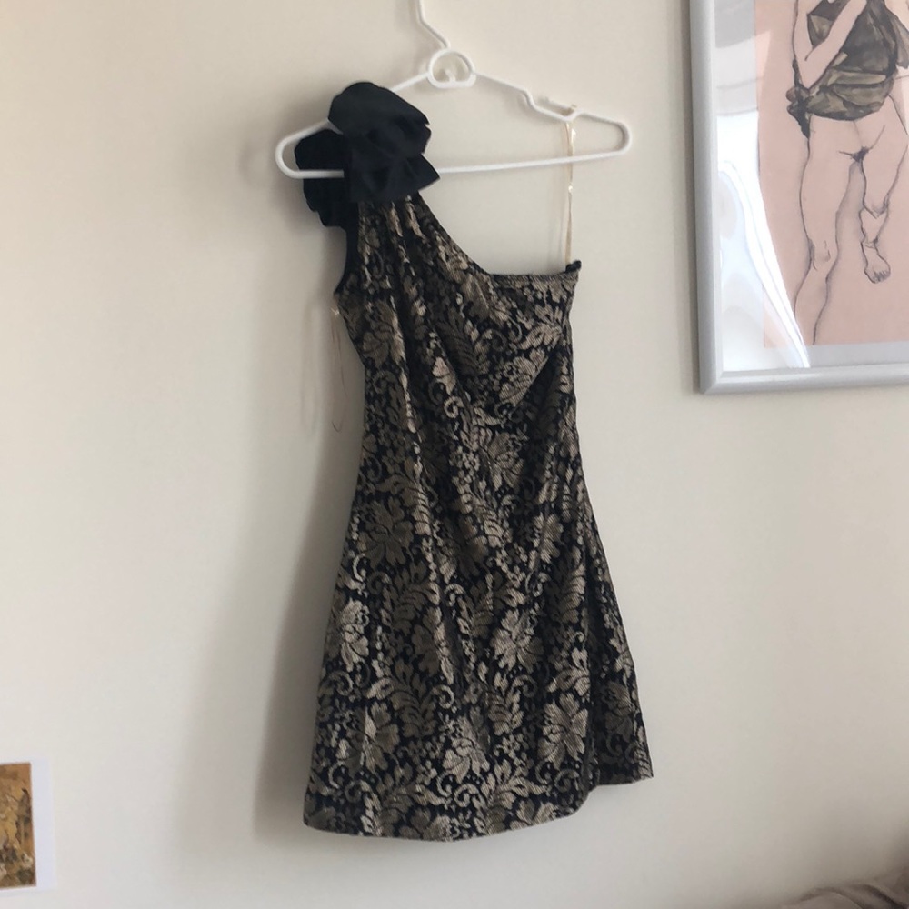 Golden Mini Dress